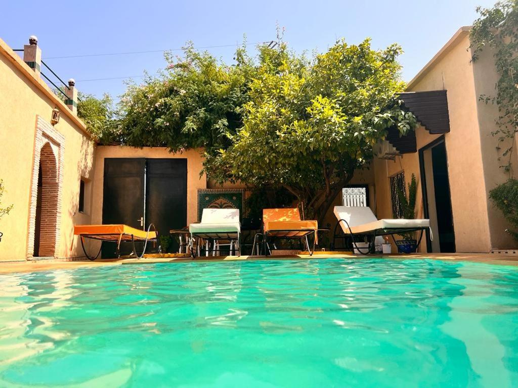 Riad Rime Garden Marrakech Lagouassem Exterior foto