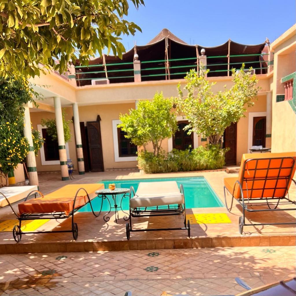 Riad Rime Garden Marrakech Lagouassem Exterior foto